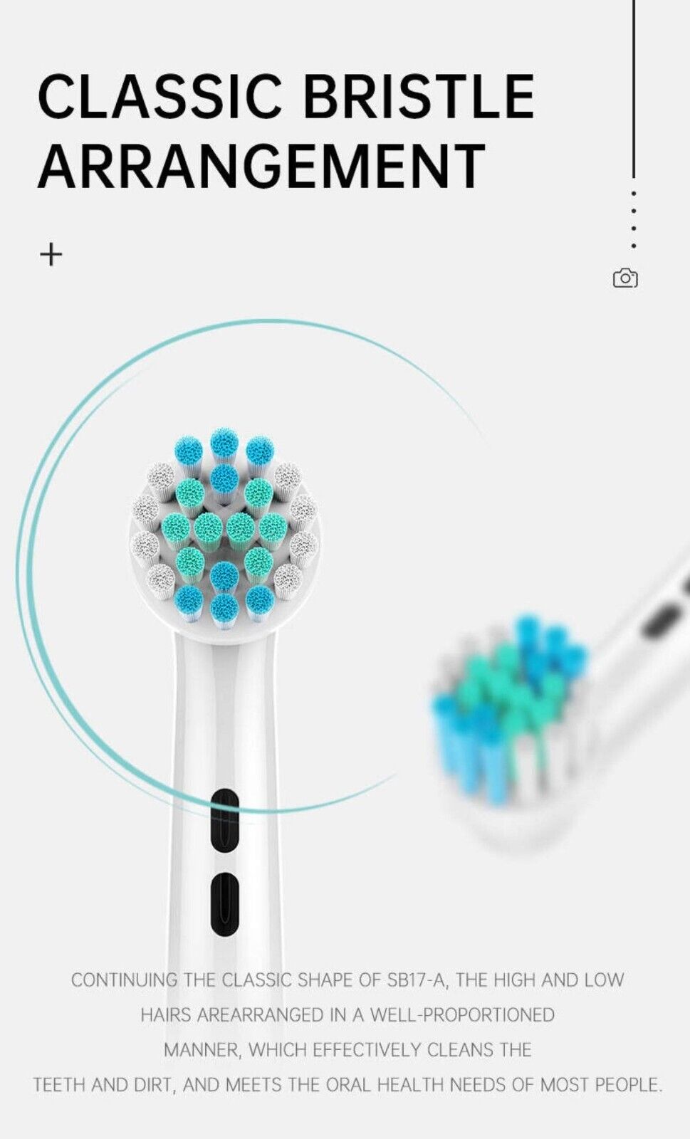 Electric Toothbrush Heads Compatible With Oral B Braun Replacement brush Head